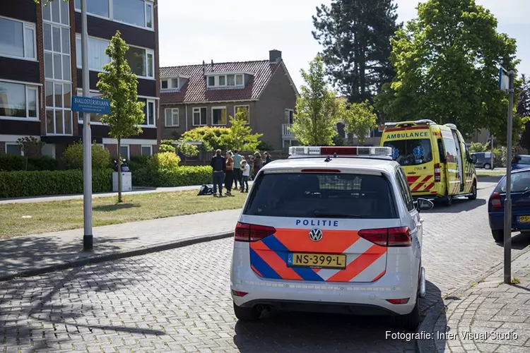 Ontruiming na brandje in droogmachine aan de Biallosterskilaan Santpoort-Noord