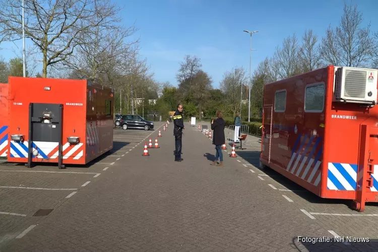 Ruim 1.300 coronatesten in zes dagen bij GGD-teststraat in Haarlem: 16 positief