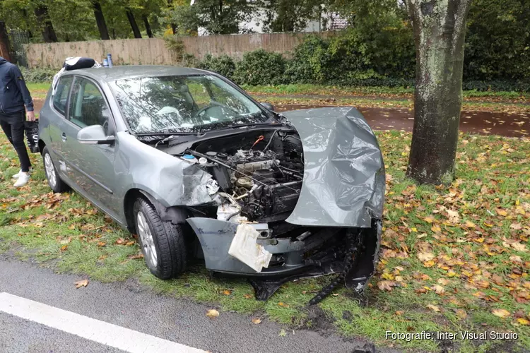 Ongeval in Velsen-Zuid door lang oliespoor