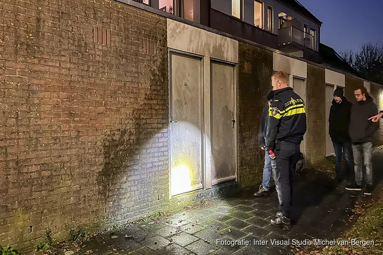 Brand door benzinebom aan de Wulverderlaan in Santpoort