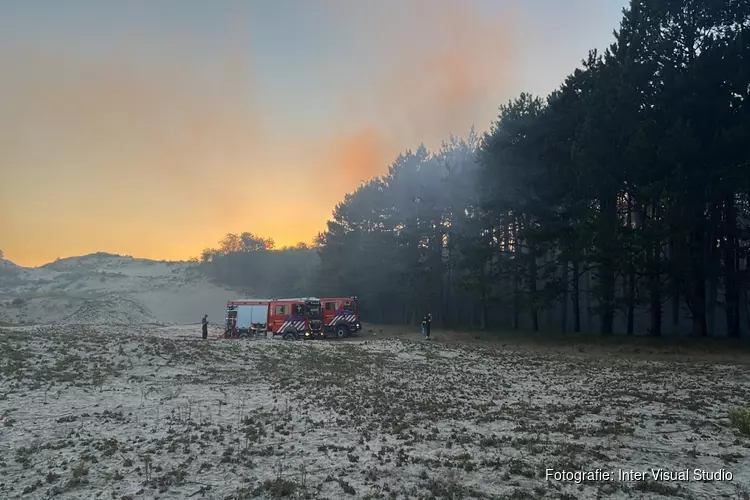 Grote duinbrand in Santpoort-Noord