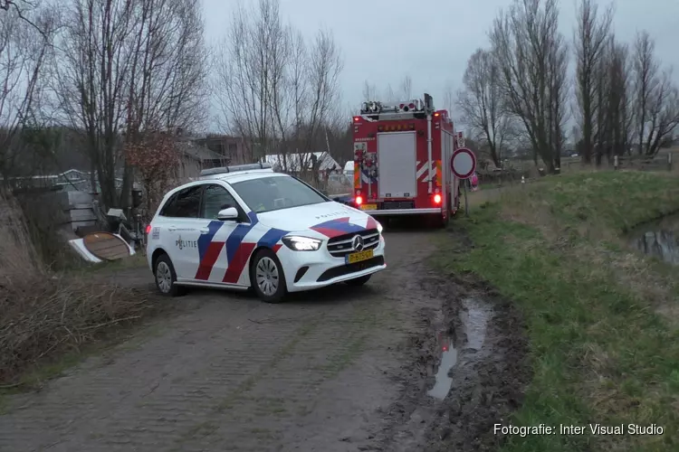 Brand in woonboot Velserbroek blijkt loos alarm