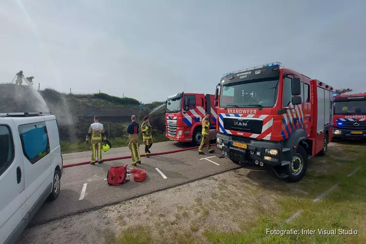 Duinbrand in Velsen-Noord snel onder controle