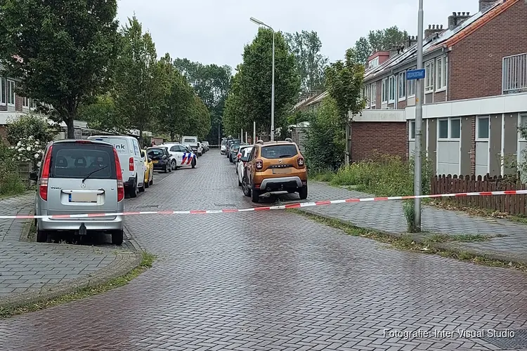 Geelvinckstraat Velsen-Noord afgezet na melding schietpartij