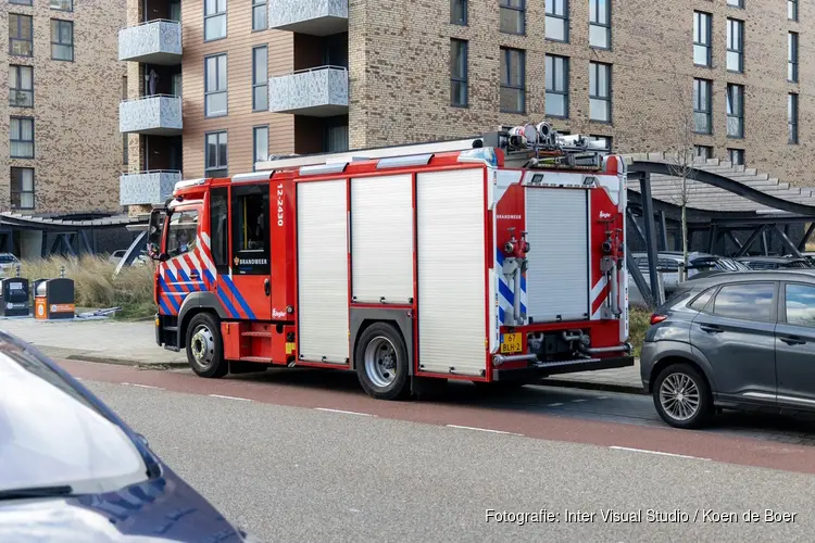 Korte brand in flatwoning IJmuiden