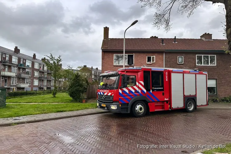 Woningbrand IJmuiden snel onder controle