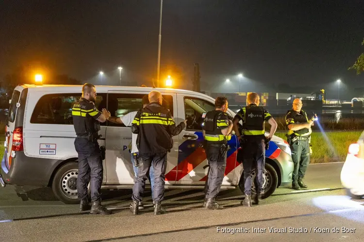 Aanhouding op Stationsweg in Velsen-Zuid