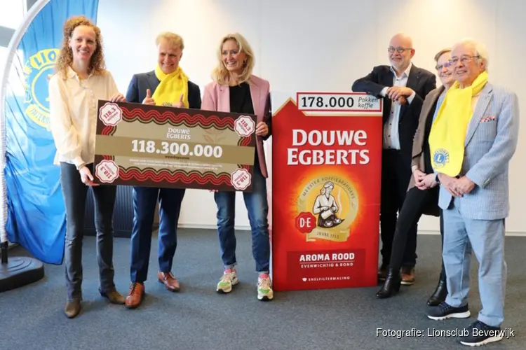 Douwe Egberts punten voor de Voedselbank