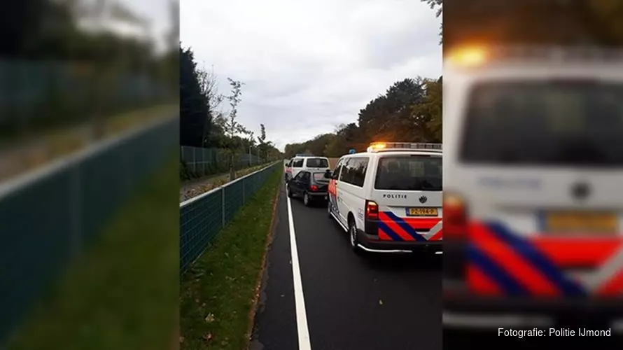 Politie rijdt brandstofstelende man klem na achtervolging