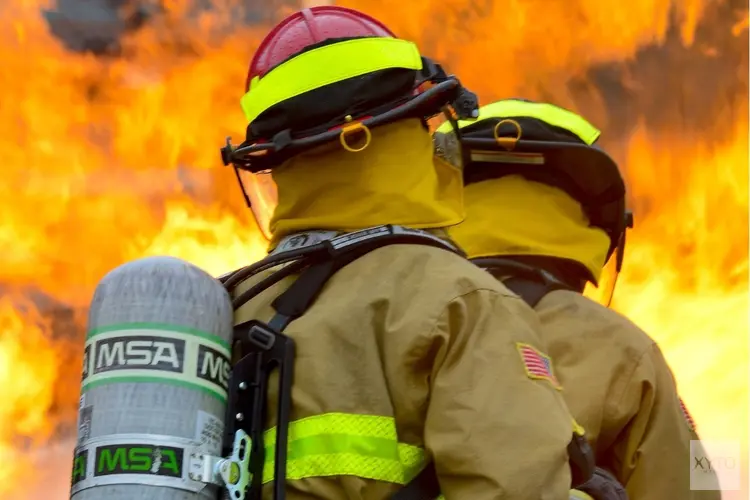 Autobrand in IJmuiden