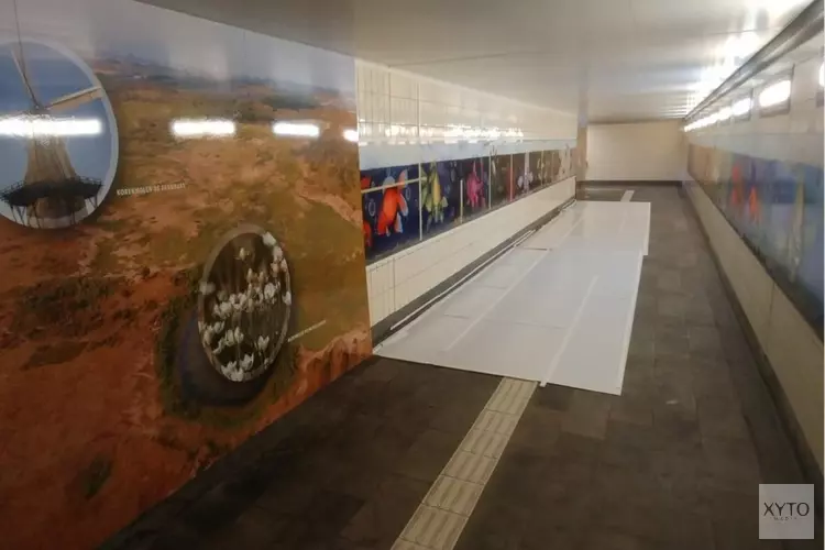Vernieuwd station Santpoort-Noord nu al doelwit van vandalisme