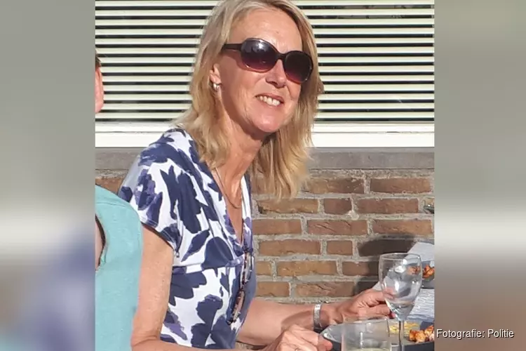 Politie geeft foto vermiste Judith Turkstra (55) uit Beverwijk vrij