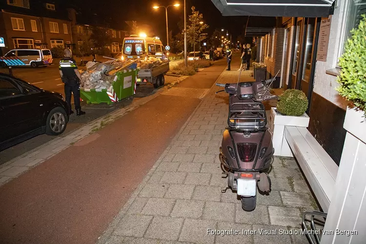 Ongeval na afscheidskus op de Hagelingerweg in Santpoort