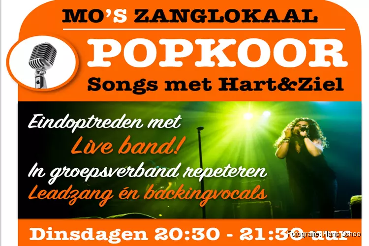 Mo&#39;s Zanglokaal start nieuw popkoor! Deelnemers gezocht!