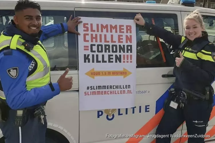 &#39;Slimmer chillen = corona killen!&#39;